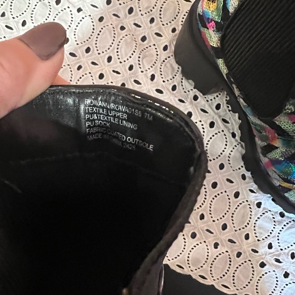 Betsey Johnson Multicolor Ankle Boots - Picture 4 of 4